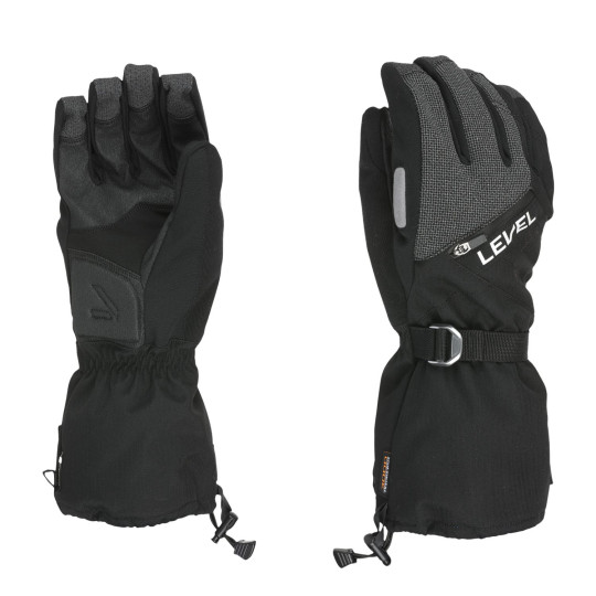 RĘKAWICE SNOW. LEVEL STAR, PK BLACK, 7