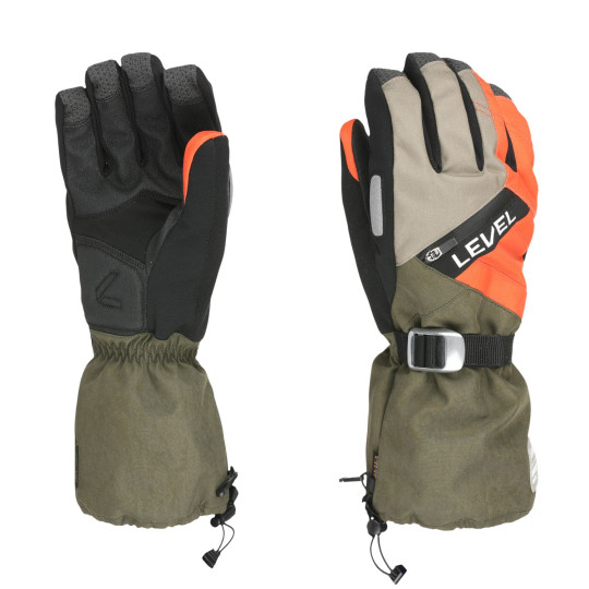 RĘKAWICE SNOW. LEVEL STAR, OLIVE GREEN, 7