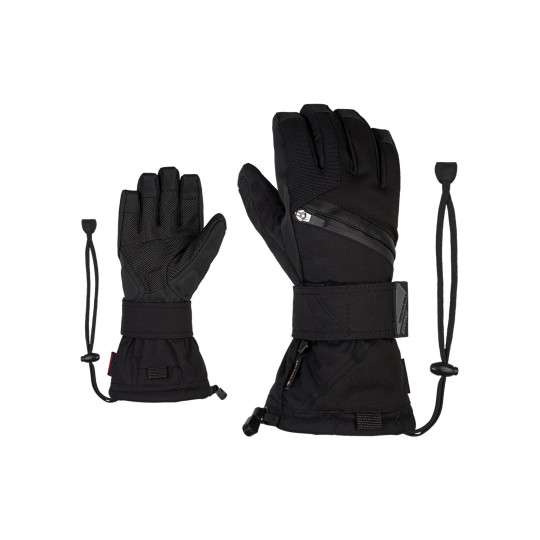 RĘKAWICE SNOW. ZIENER MARE GTX + GORE, BLACK, 8,5