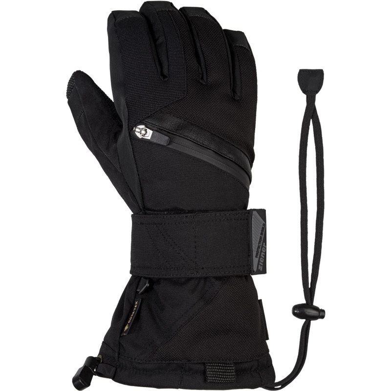 RĘKAWICE SNOW. ZIENER MARE GTX + GORE, BLACK, 8,5