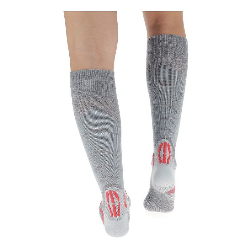 SKARPETY NAR. UYN LADY SKI TOURING, GRAY, 35-36