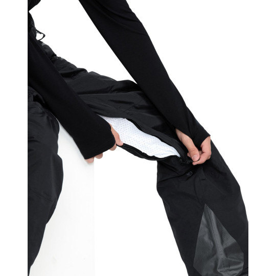 SPODNIE SNOW. VOLCOM RAIN GORE-TEX BIB, BLK,