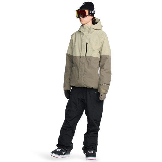 SPODNIE SNOW. VOLCOM RAIN GORE-TEX BIB, BLK,