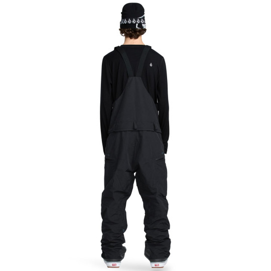 SPODNIE SNOW. VOLCOM RAIN GORE-TEX BIB, BLK,
