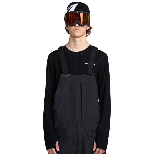 SPODNIE SNOW. VOLCOM RAIN GORE-TEX BIB, BLK,