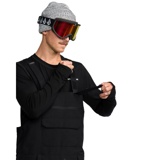 SPODNIE SNOWBOARDOWE VOLCOM ROAN BIB OVR., BLK