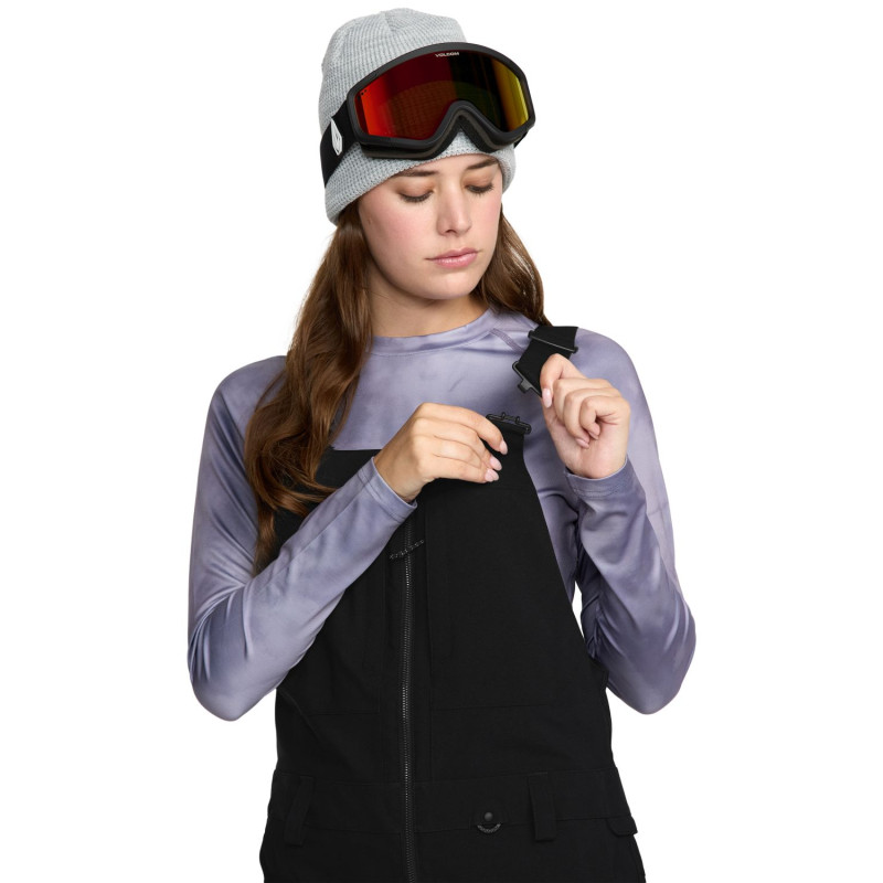 SPODNIE SNOWBOARDOWE VOLCOM SWIFT BIB WMN, BLK