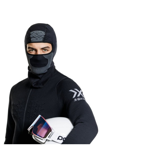 KOMINIARKA U X-BIONIC STORMCAP FACE, BLK/GRY,