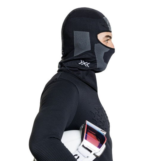 KOMINIARKA U X-BIONIC STORMCAP FACE, BLK/GRY,