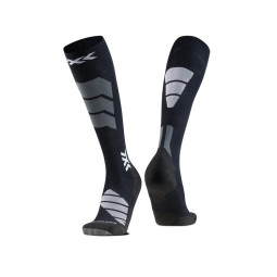 SKARPETY X-SOCKS SKI EXPER SILK MERINO, BLK,