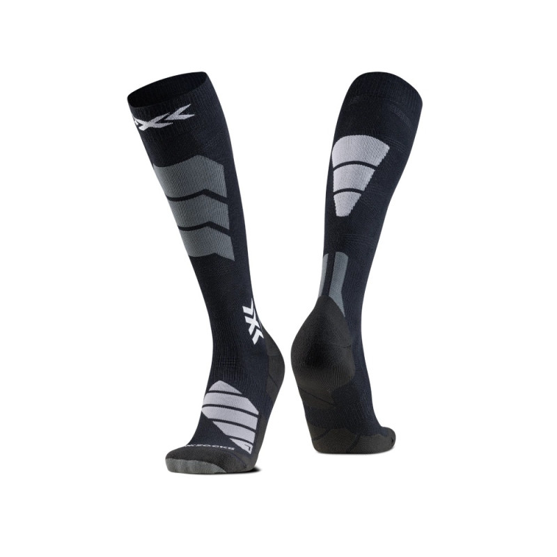 SKARPETY X-SOCKS SKI EXPER SILK MERINO, BLK,