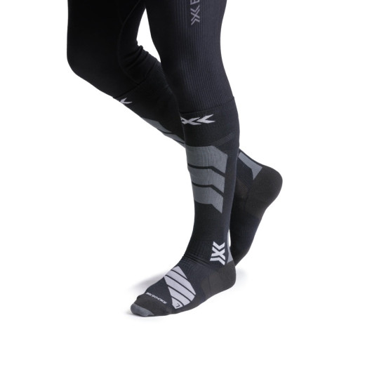 SKARPETY X-SOCKS SKI EXPER SILK MERINO, BLK,