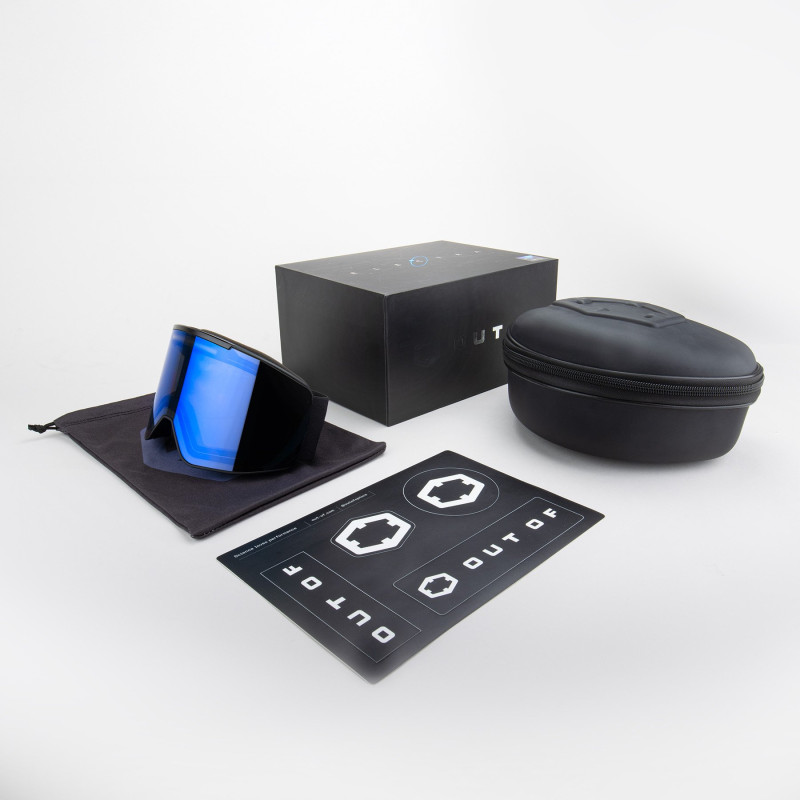 GOGLE OUT OF ELECTRA 3 BLACK, IRID BLUE (S1-S3)