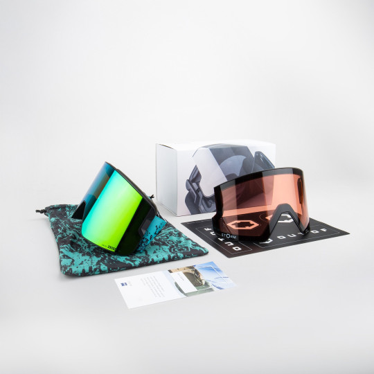 GOGLE OUT OF ZENITH M COPPER, GREEN+STORM (S2+S1)