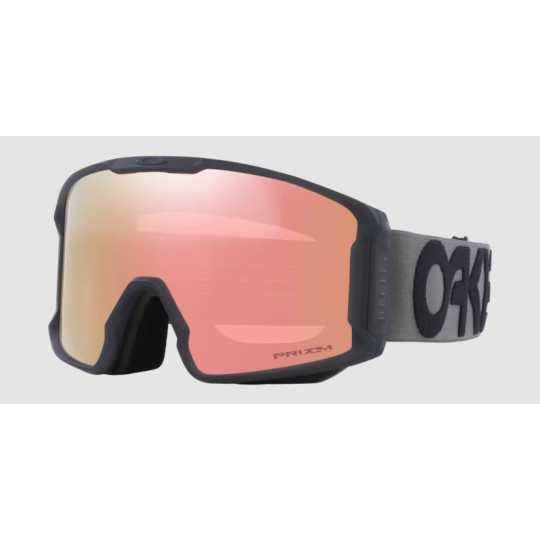 GOGLE OAKLEY LINE MINER L FORGED IRON, ROSE GLD S3