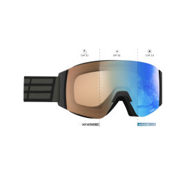 GOGLE SALICE 105 BLACK, DA RWX S1-S3