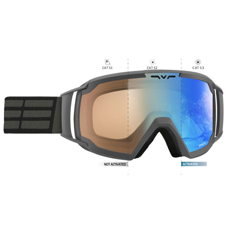 GOGLE SALICE 618 CHARCOAL DA RWX, S1-S3