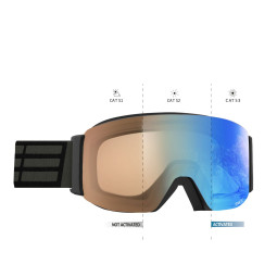 GOGLE SALICE 102 BLACK, DA RWX S1-S3