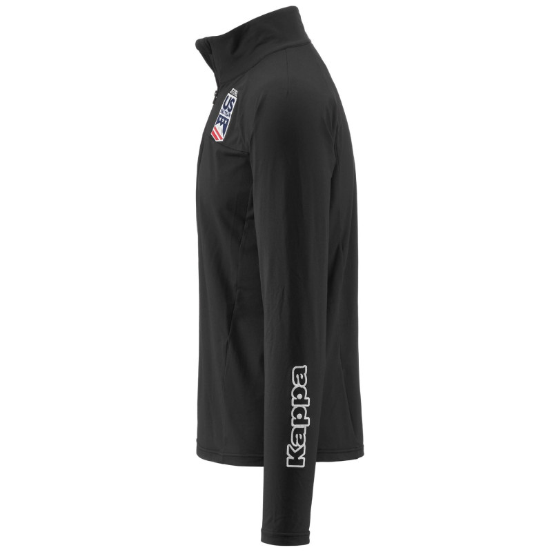 BLUZA U KAPPA 6CENTO 687BK US, CZARNY, XXL/44