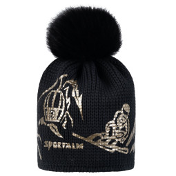 CZAPKA DAMSKA SPORTALM HONOLULU SKI, BLACK