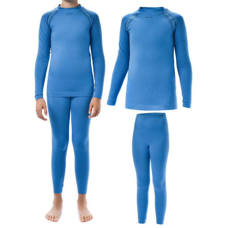 KOMPLET BIEL. DZIECIĘCEJ TER. METEOR BLUE, 128/134