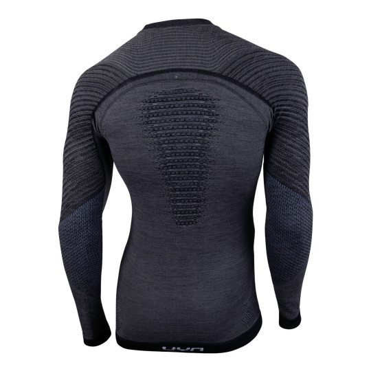 KOSZULKA UYN MAN FUSYON UW SH LS, GREY YORK, L/XL