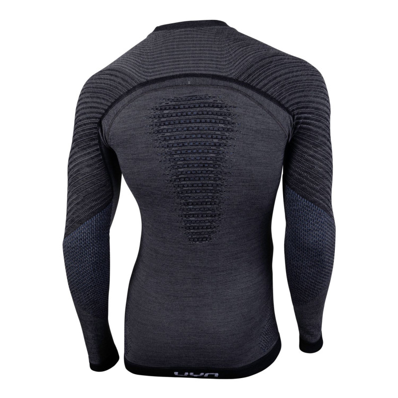 KOSZULKA UYN MAN FUSYON UW SH LS, GREY YORK, L/XL