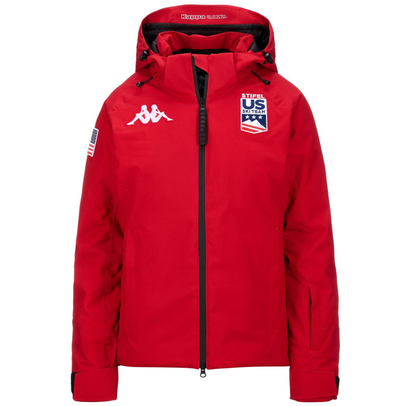 KURTKA NAR. D KAPPA 8CENTO 810 US, CZERWONY, L/40