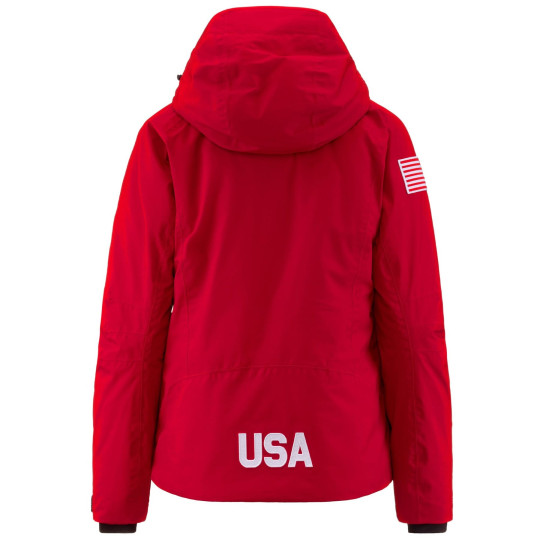 KURTKA NAR. D KAPPA 8CENTO 810 US, CZERWONY, L/40