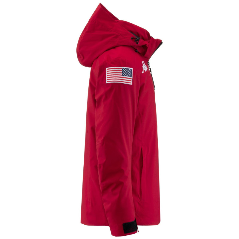 KURTKA NAR. M KAPPA 8CENTO 806 US CZERW, XXL/54-56