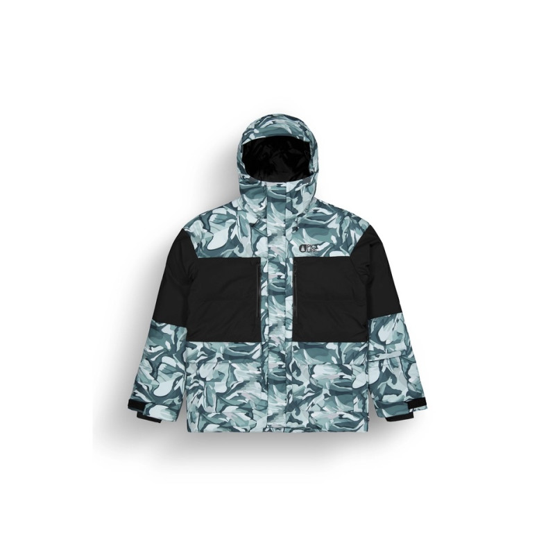 KURTKA SNOW. PICTURE INSEY, PEPPUP PRINT BLACK, S